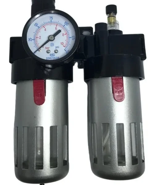 Filtro regulador e lubrificador conjunto lubrifil 1/4