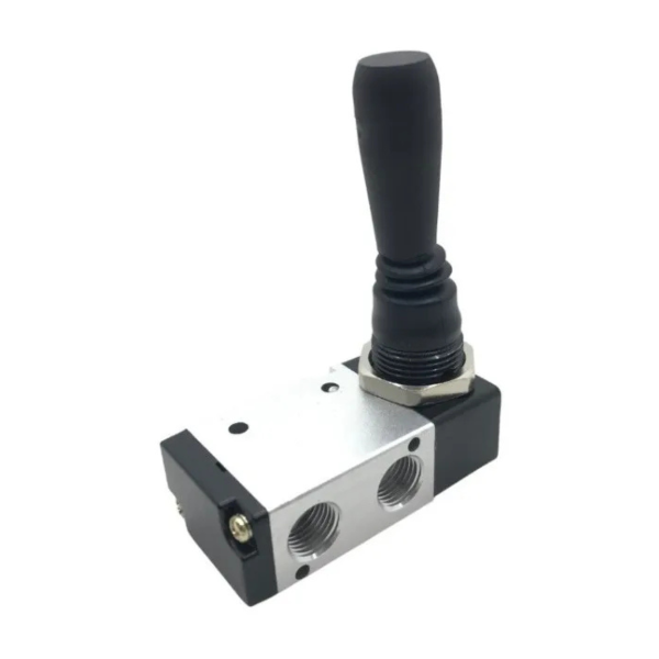 Válvula pneumática 5/2 vias alavanca mola 3/8 bsp