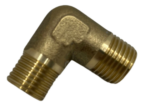 Cotovelo joelho 90° latão rosca macho 1/8×1/8 bsp