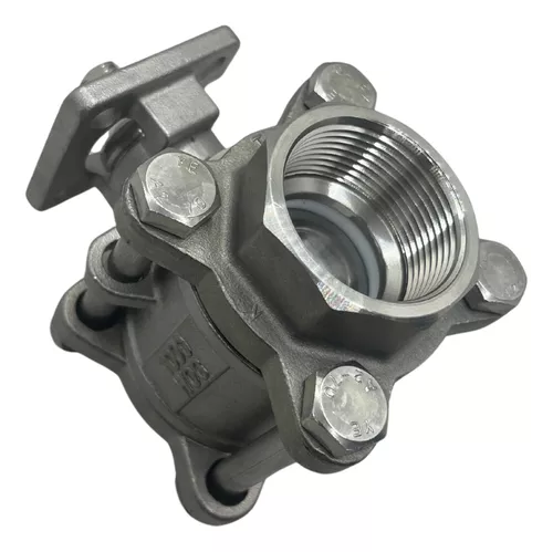 Válvula esfera tripartida aço inox 316 2 pol base p/ atuador