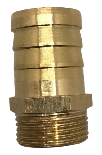 Adaptador latão espigão rosca macho 1/2 bsp p/ mangueira 3/4