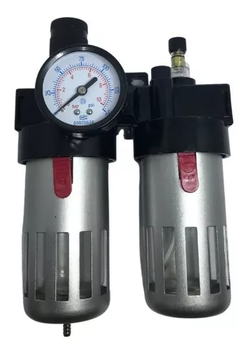 Filtro de ar para compressor com regulador lubrificador 1/2