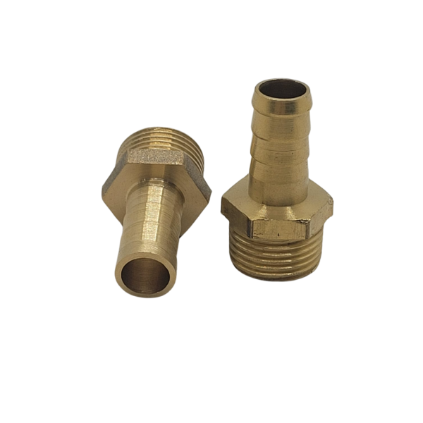Espigão Adaptador Macho Fixo Latão 1/2×1/4 – Rosca Bsp