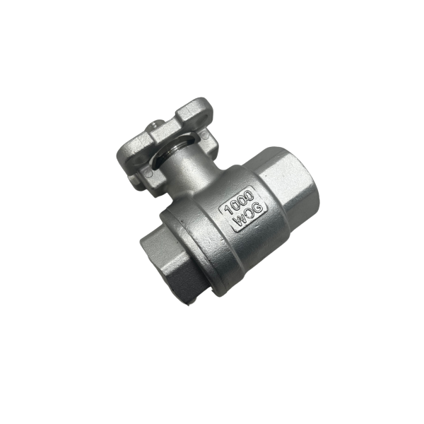 Válvula Esfera Bipartida Inox 304 Rosca 1/2 Base Atuador