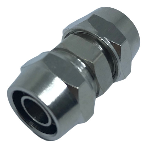 Uniao reta metalica 2 toques 8mm
