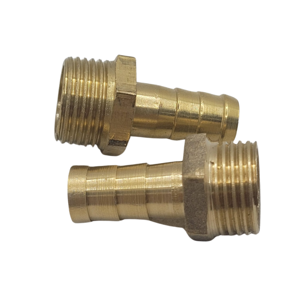 Adaptador Em Latão Espigão Rosca Macho 3/8 X Mangueira 1/2