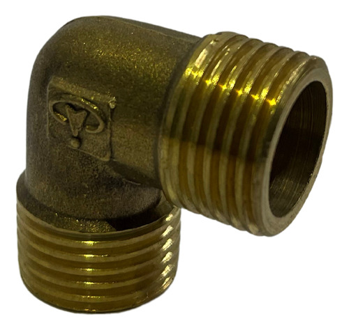 União cotovelo joelho 90° latão rosca macho 1/2×1/2 bsp