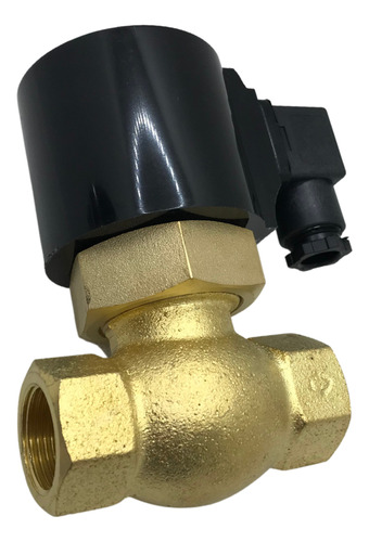 Válvula solenoide vapor nf 180° 2/2 vias rosca 3/4 bsp 220v