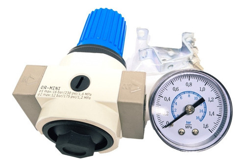 Regulador pressão 1” ar compressor 0 à 16 bar / 0 à 240 psi