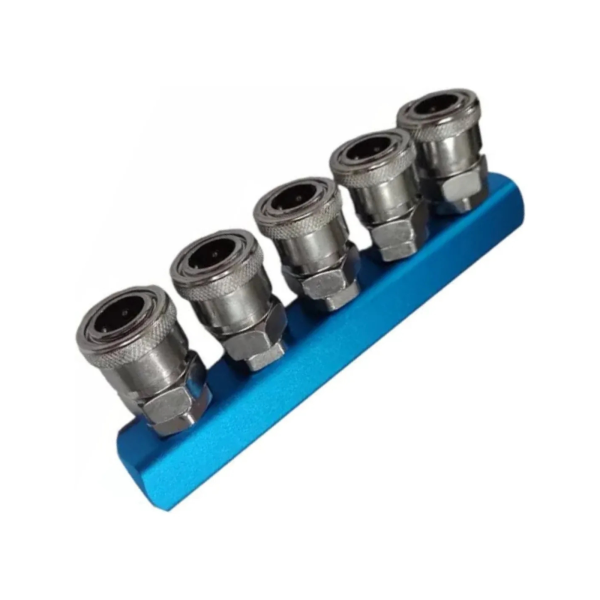 Engate Rapido múltiplo Com Rosca Femea De 1/4 Para Pino De 1/4 – REGUA COM ENGATE 5F COM SM20