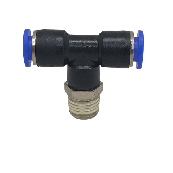 Conexao t central 8mmx3/8 npt