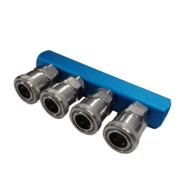 Engate Rapido múltiplo Com Rosca Femea De 1/4 Para Pino De 1/4 – REGUA COM ENGATE 4F COM SM20
