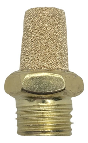 2 silenciadores pneumáticos cônico rosca 1/8 bsp p/ válvulas