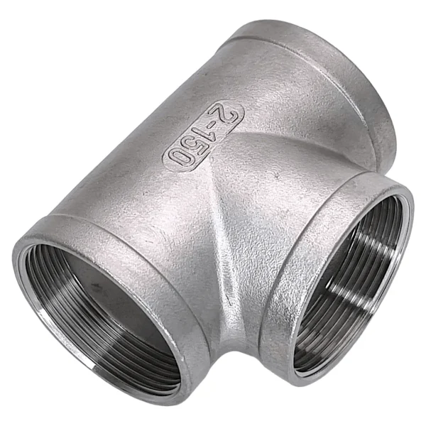CONEXÃO EM T ROSCA FEMEA DE 2.1/2 INOX 304
