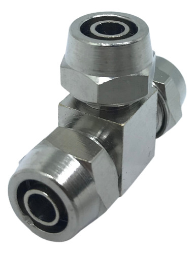União tee 4mm roscado com porca suspensão a ar conexão