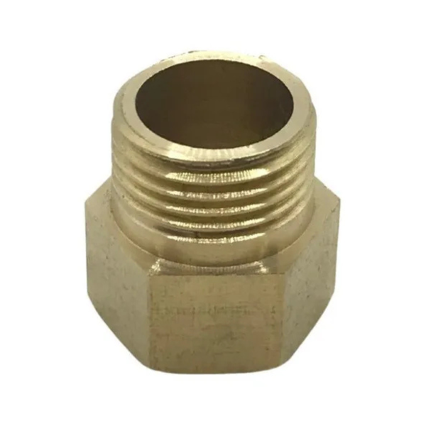 10pças Conexão Adaptador Latão Macho Fêmea Rosca 1/8×1/8 Bsp