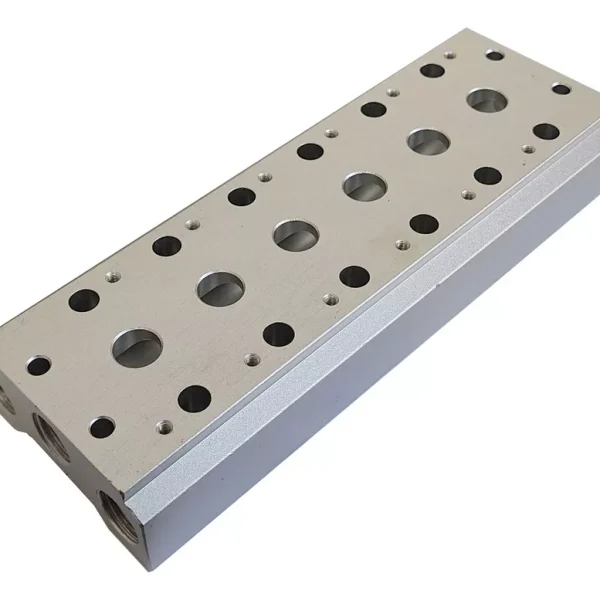 BLOCO MANIFOLD SERIE 200 P/ 2 VALVULAS 1/4
