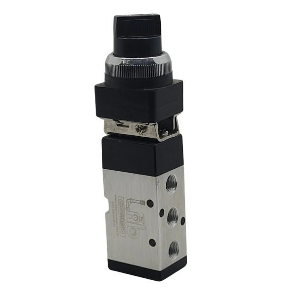 Válvula pneumática 5/2 vias botão seletor curto  1/4 bsp